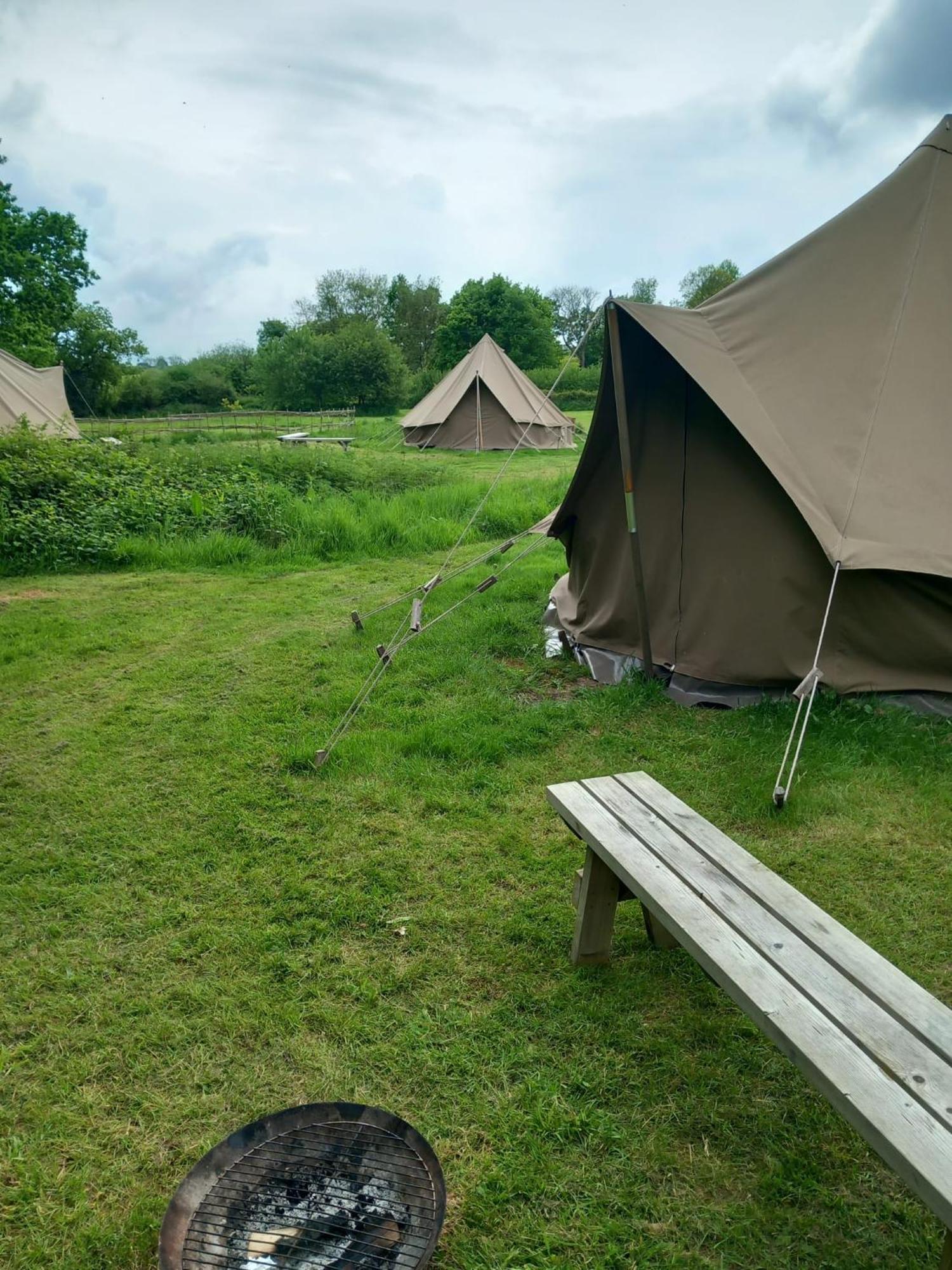 Gaggle Of Geese Pub - Shepherd Huts & Bell Tents Дорчестер Экстерьер фото